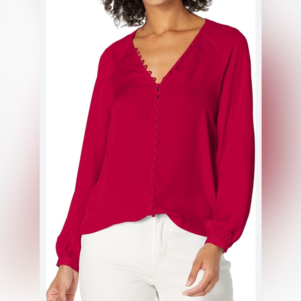 Joie Shariana deep fuchsia blouse size Small ($278), NWT 100% SILK